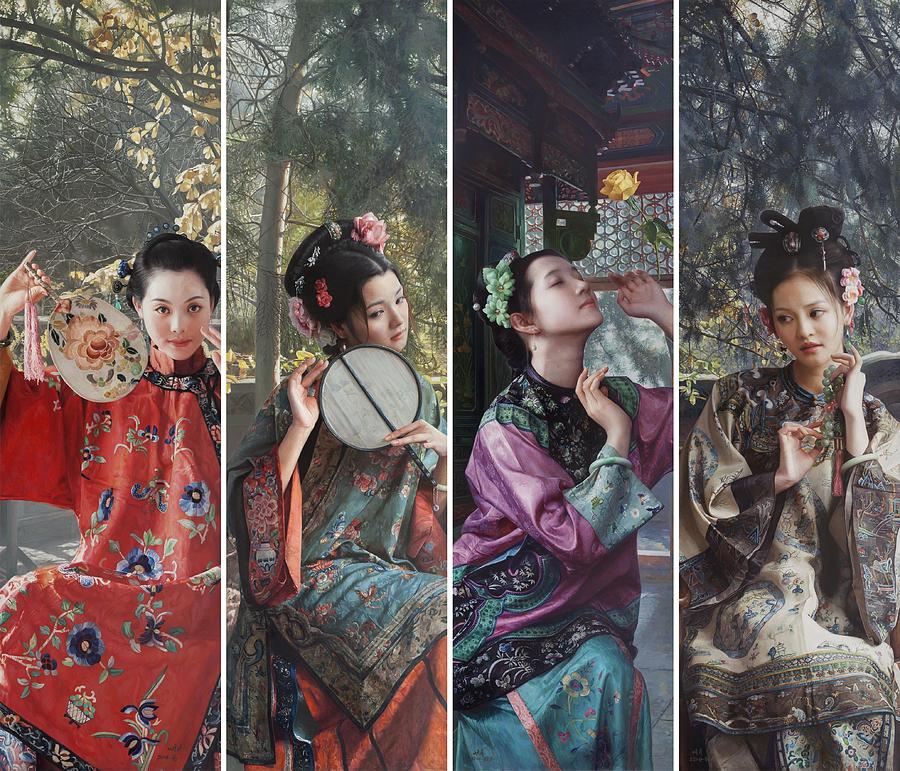 The Fragrance of Books in Jinling Painting by Mingyue Wang The Fragrance of Books in Jinling Painting by Mingyue Wang