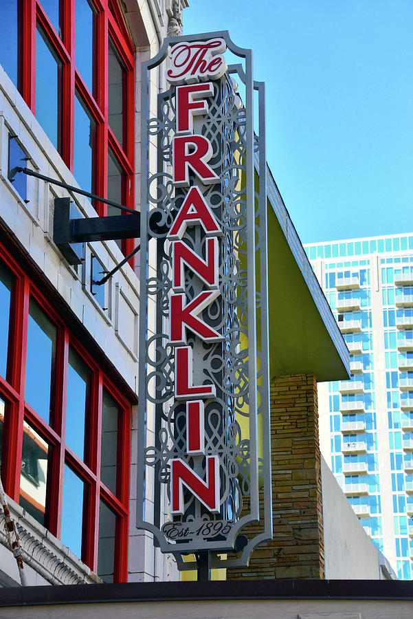 The Franklin sign Tampa Florida Photograph by David Lee Thompson
