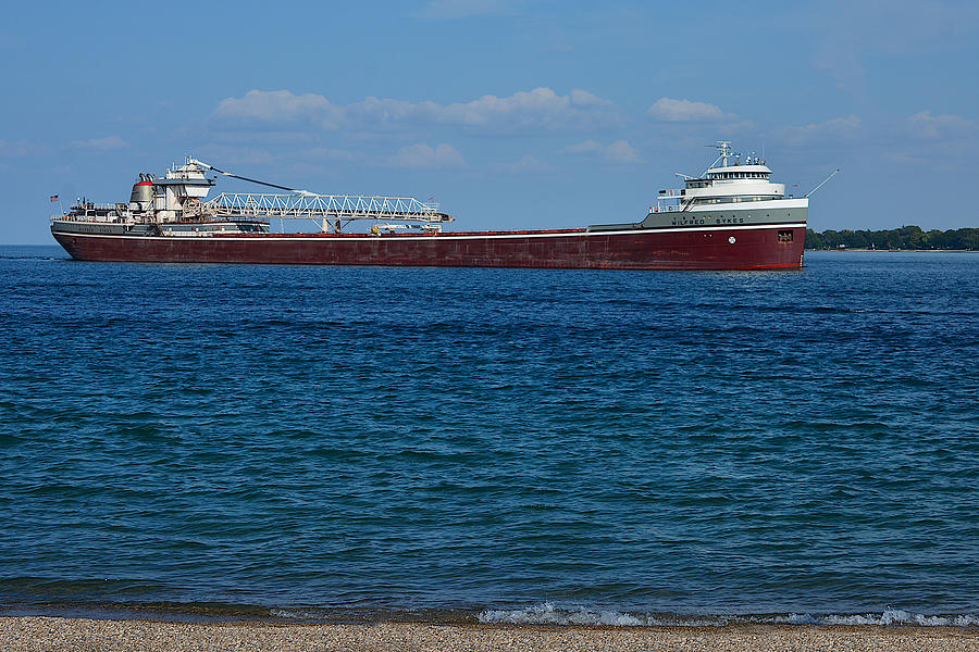 The Freighter Wilfred Sykes Photograph by Stephen Path - Fine Art America