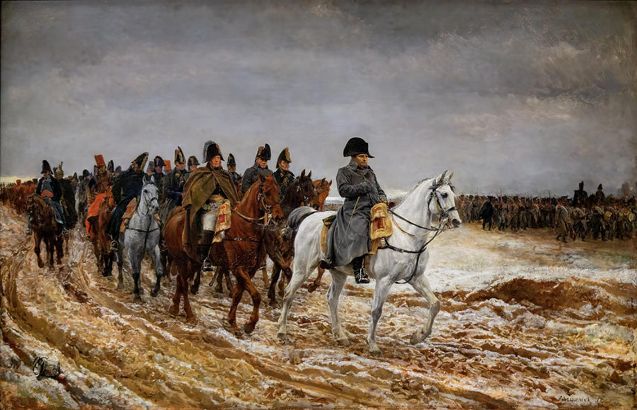 The French Campaign 1814 Meissonier Photograph by Weston Westmoreland