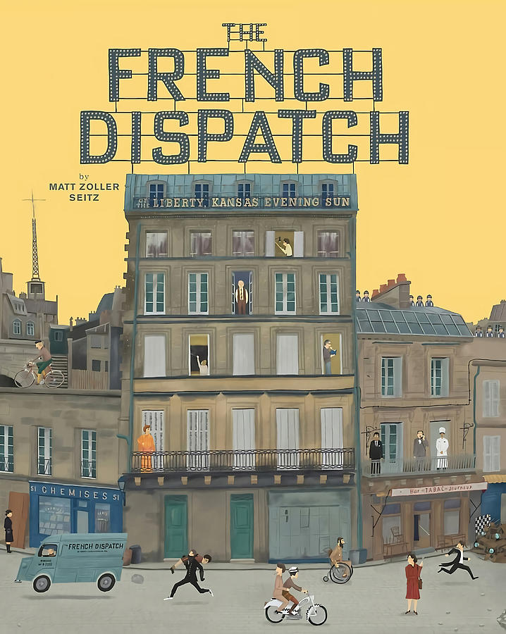 the french dispatch 5 Poster tumblr Painting by Knight Marshall | Fine ...