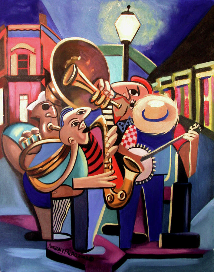 The French Quarter Painting by Anthony Falbo