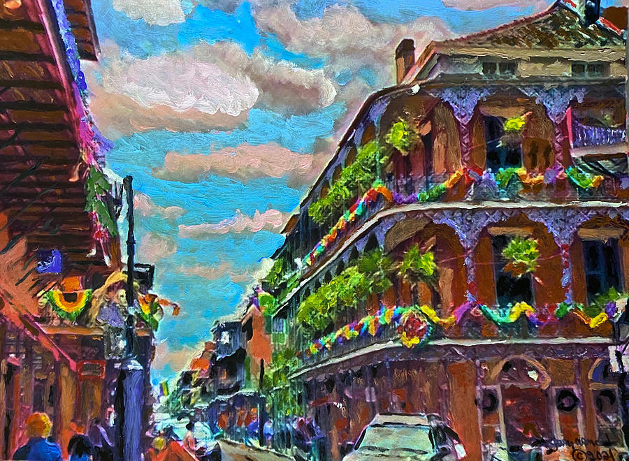 The French Quarter Painting by Gary Arnold