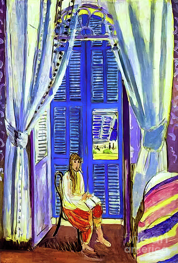 The French Window at Nice by Henri Matisse 1919 Painting by Henri Matisse