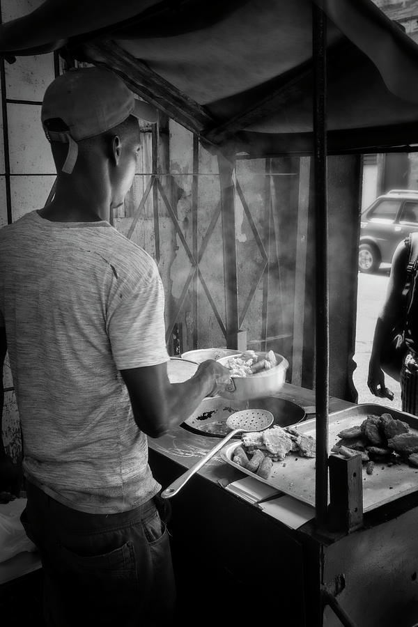 The fritter man Photograph by Micah Offman