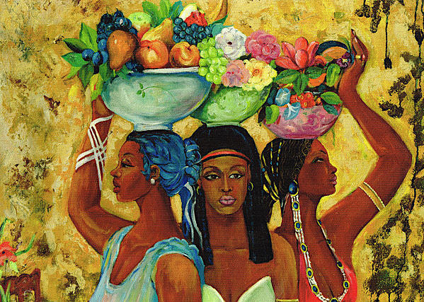 The Fruit Bearers Painting by Lee Ransaw