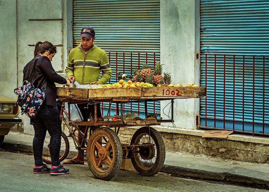 The Fruit Peddler Photograph by Mike Schaffner