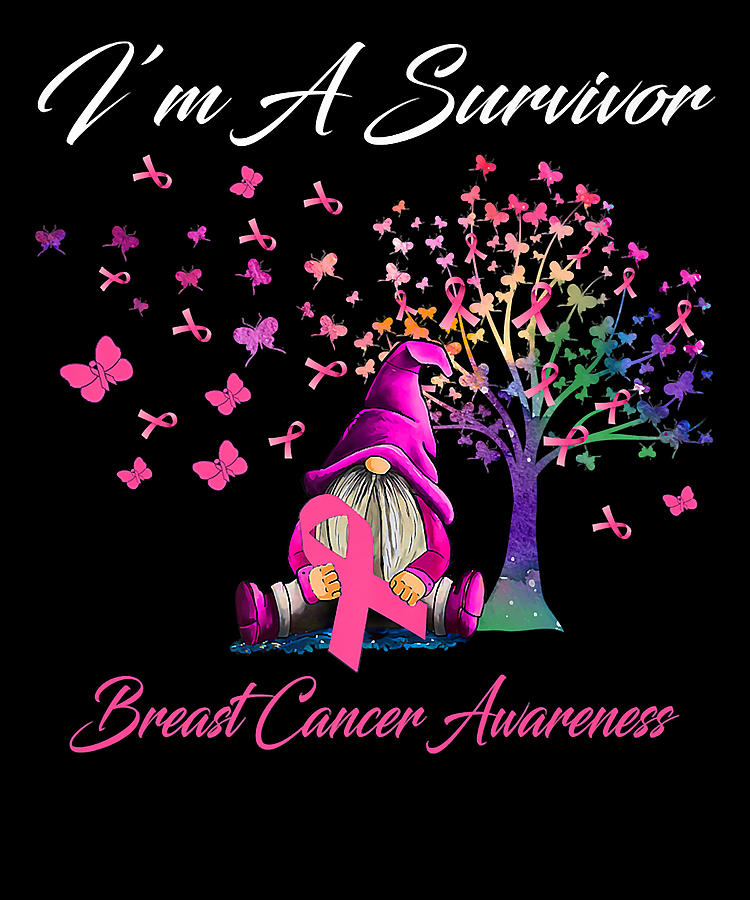 Gnomes breast cancer awareness, Pink ribbon