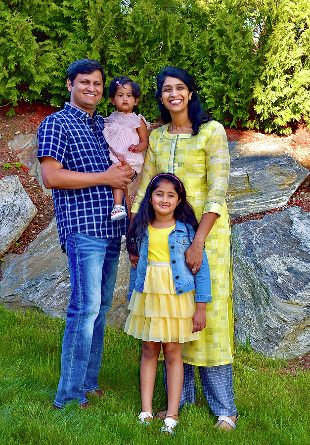 The G. Kumar Family Photograph by Monika Salvan The G. Kumar Family Photograph by Monika Salvan