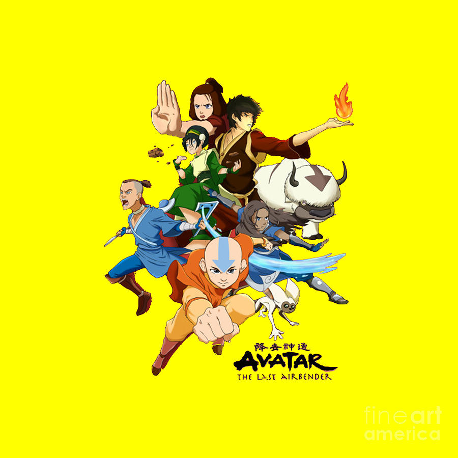 The Gaang Avatar The Last Airbender Drawing By Diah Kezia Yuniar Pixels