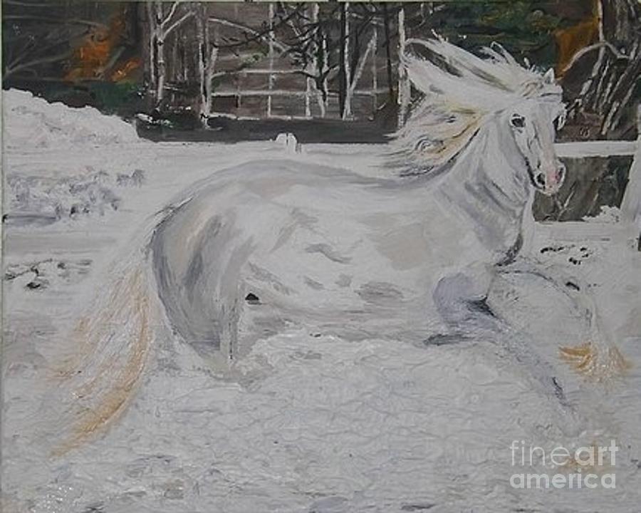 The Gallop Painting by Denise Morgan