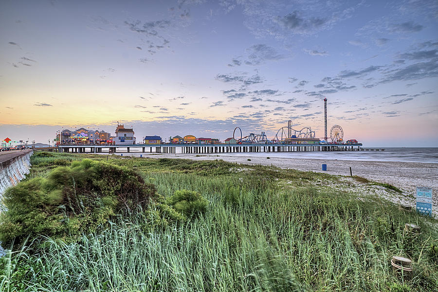 The Galveston Seawall Photograph by JC Findley