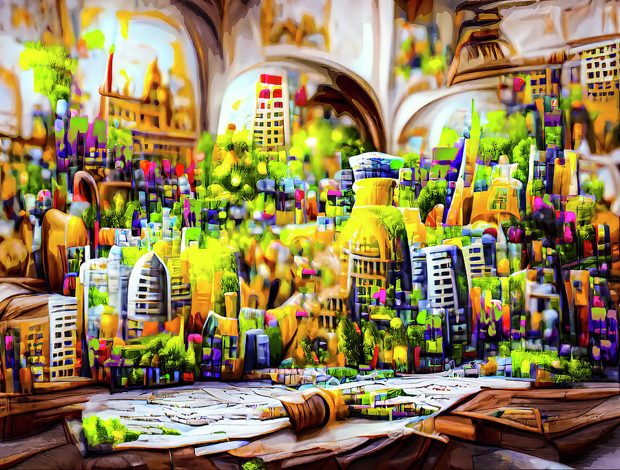 The Garden City Digital Art by Steve Taylor