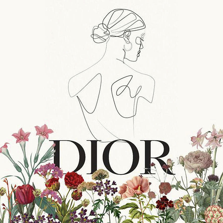 The Garden Dior Luxury Digital Art by Ismael Schoen - Fine Art America