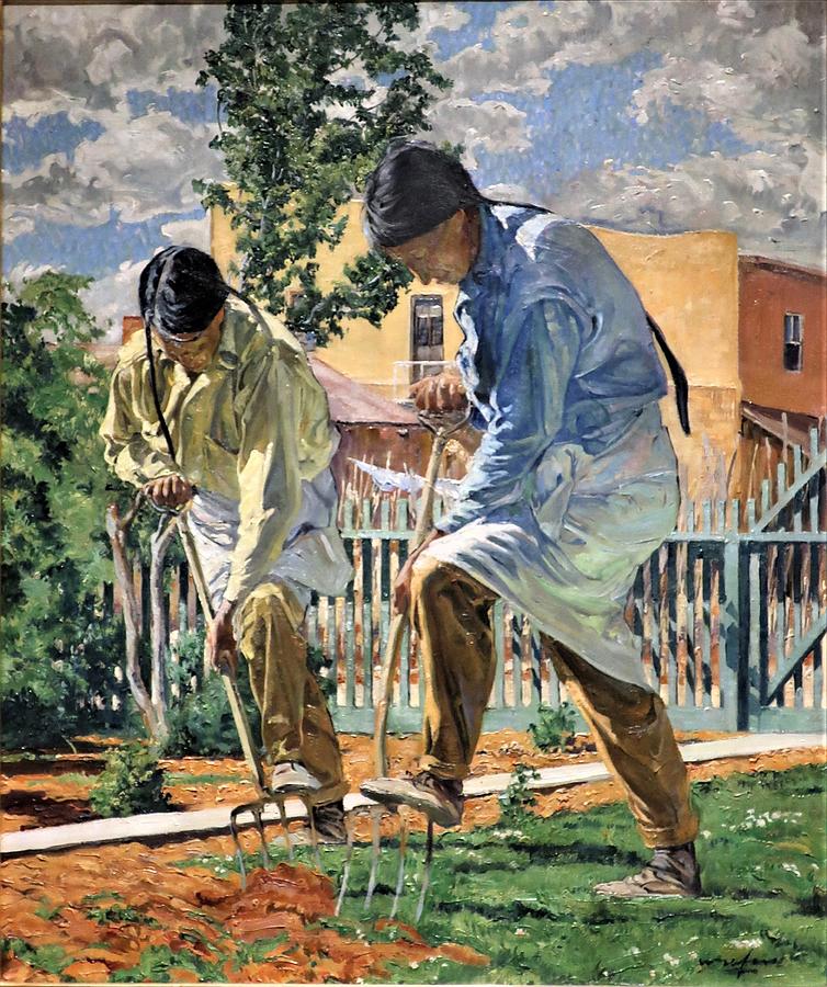 The Garden Makers Painting