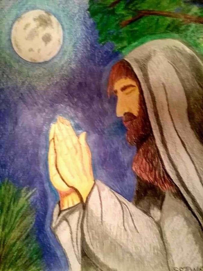 The Garden of Gethsemane Drawing by Scot Stone - Pixels