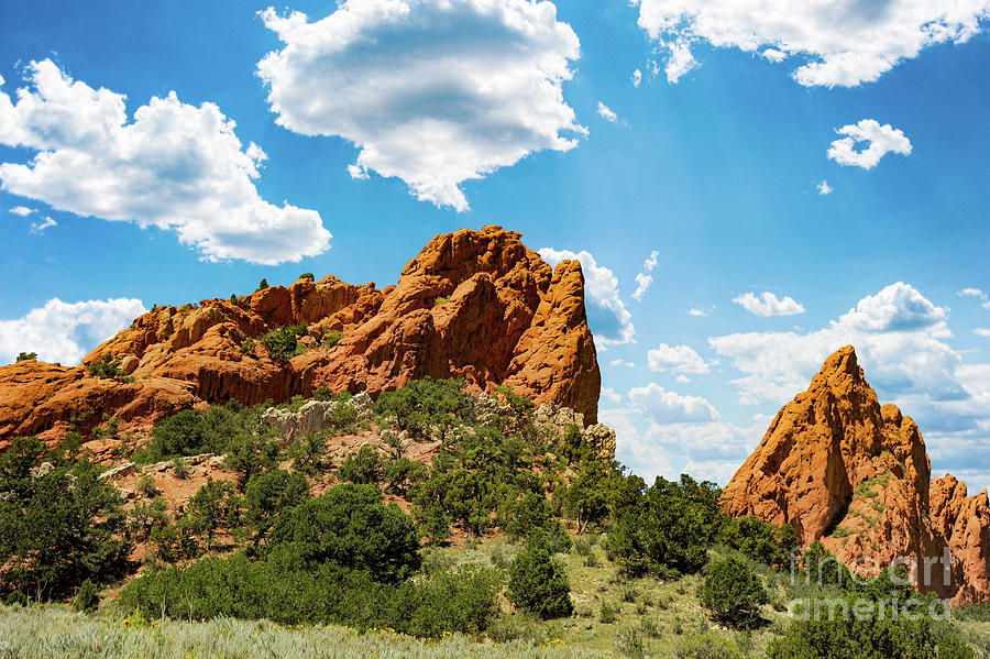 The Garden of the Gods Park with stunning ecological rock formations to photograph. Photograph by Gunther Allen