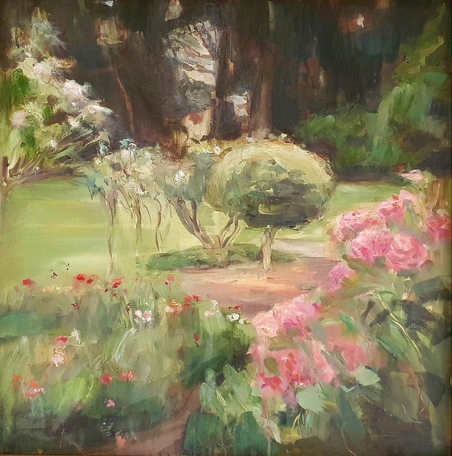 The Garden Path Painting by Jessica Keegan - Fine Art America