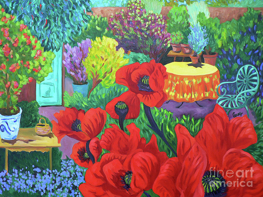 The Garden Room Painting by Cathy Carey