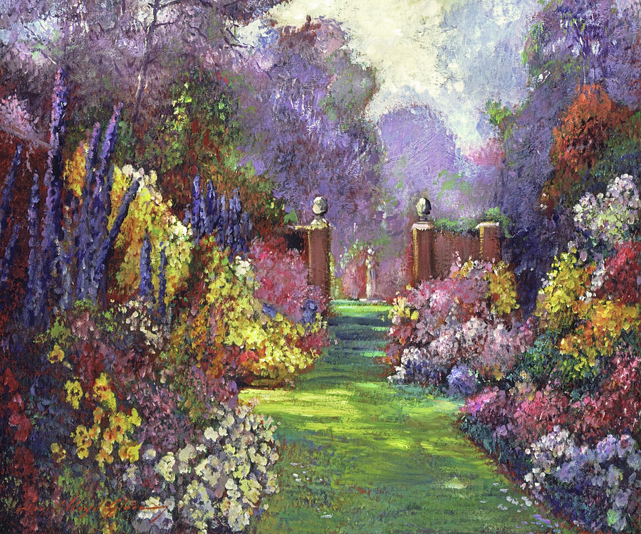 The Garden Wall Painting