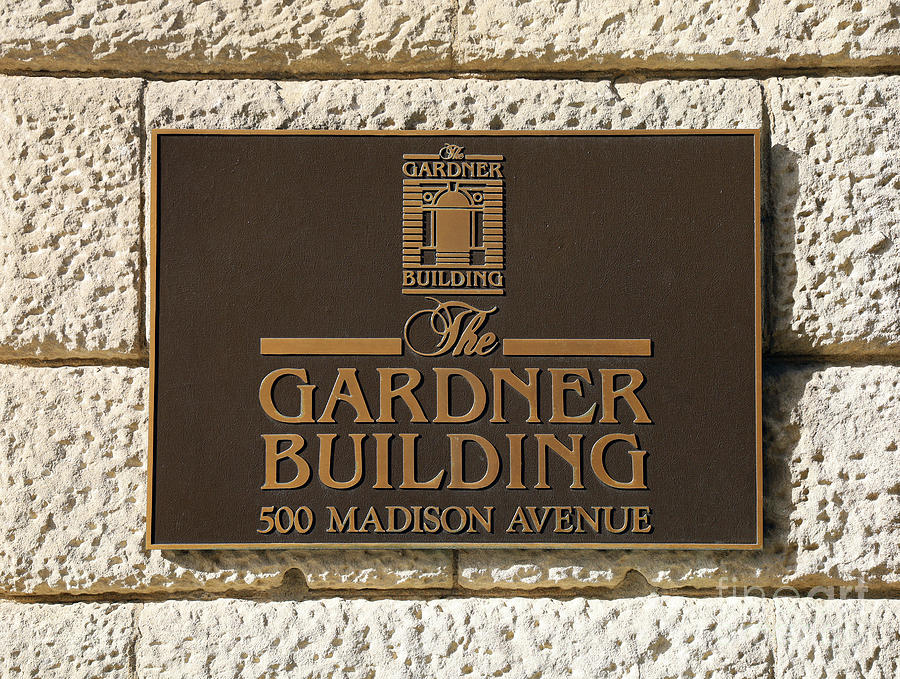 The Gardner Building Sign Toledo Ohio 2838 Photograph by Jack Schultz