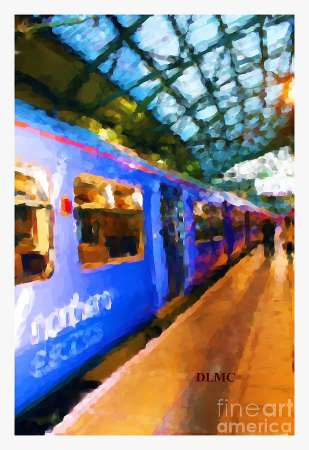 The Gare Painting by Donna L Munro