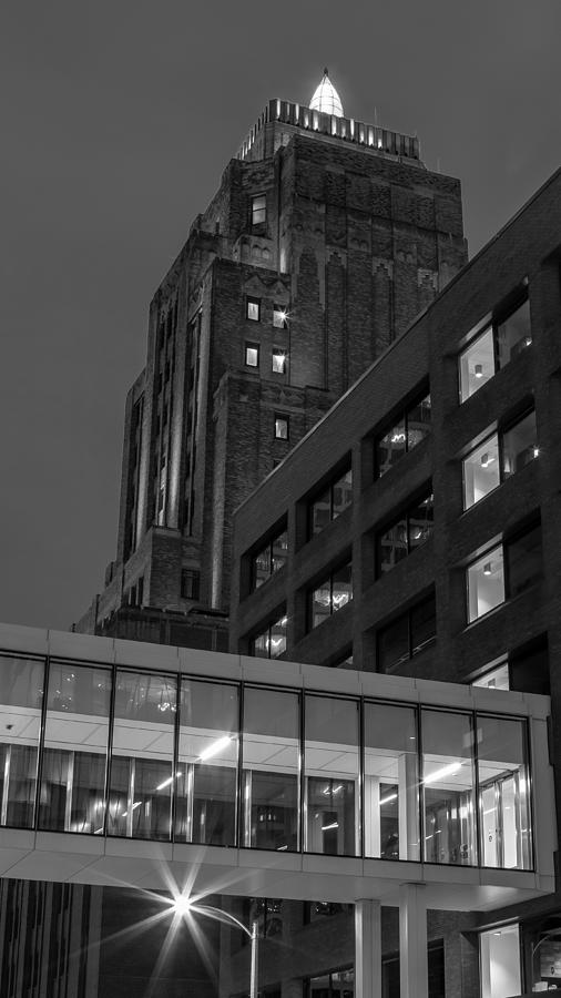 The Gas Light Building 1-BW Photograph by Steve Bell | Pixels