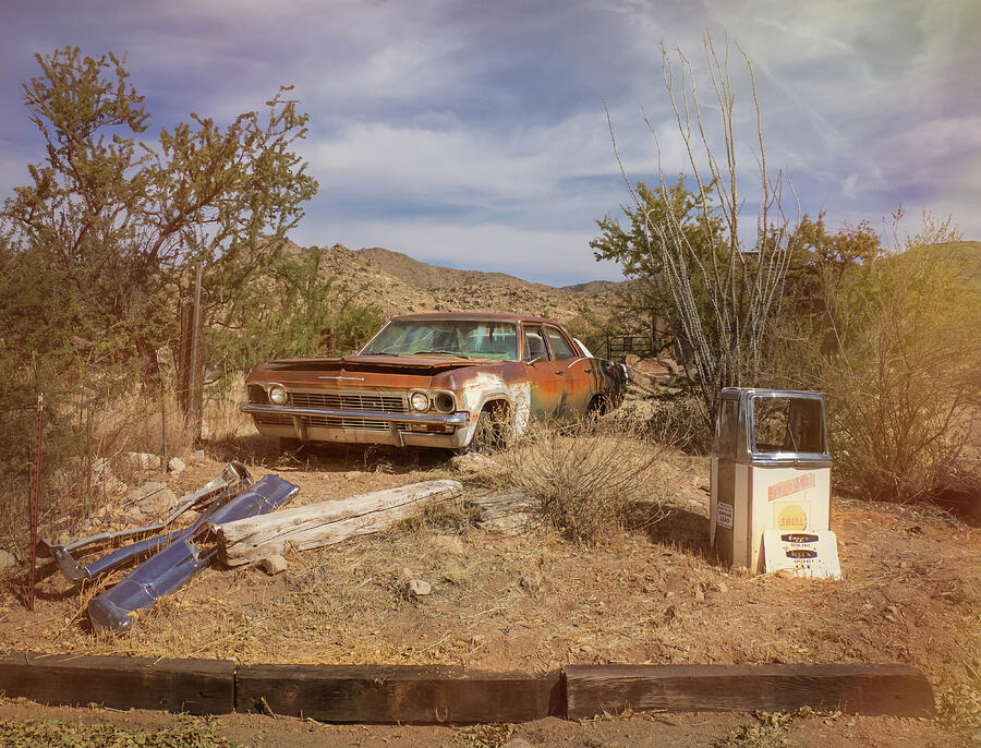 The Gasoline Stop Photograph by Sylvia Goldkranz