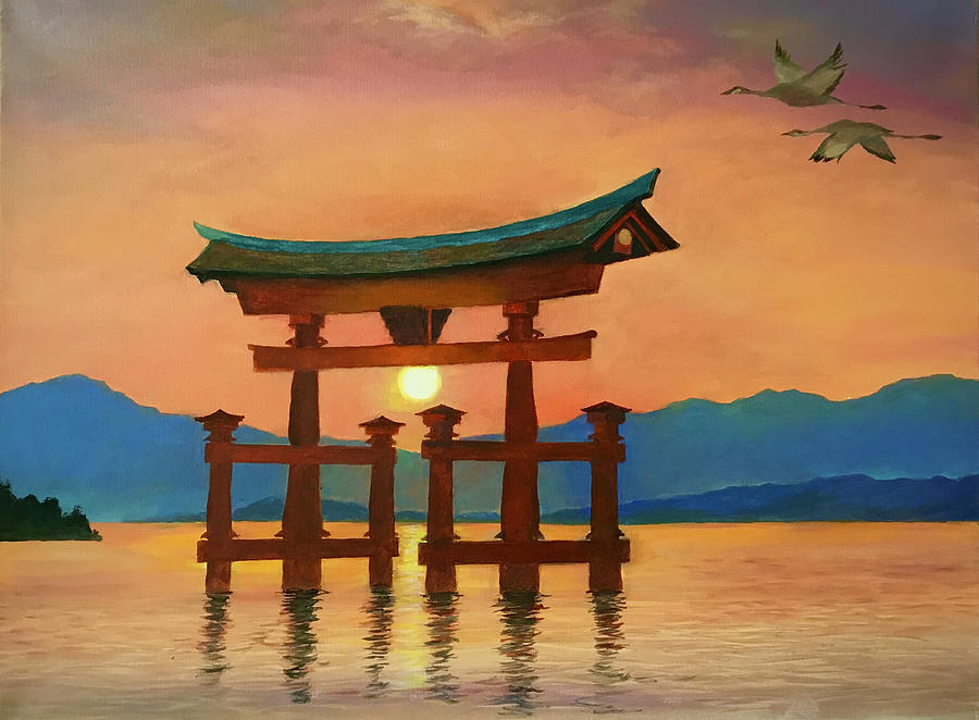 The Gate Painting by Wallace Kong