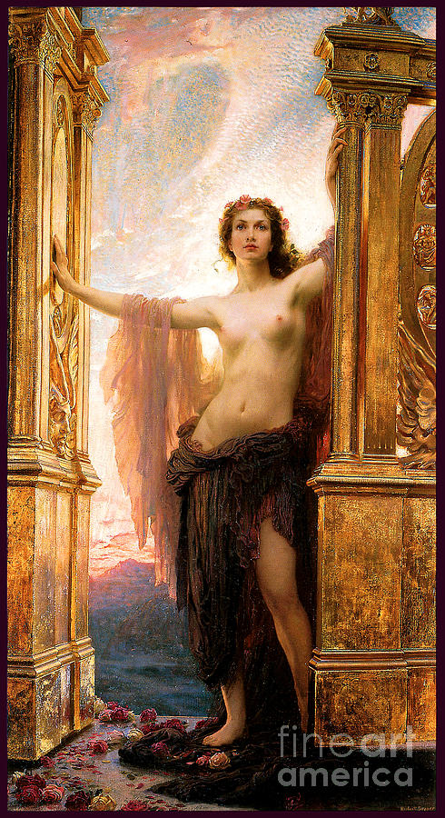 The Gates of Dawn 1900 Painting by Herbert James Draper