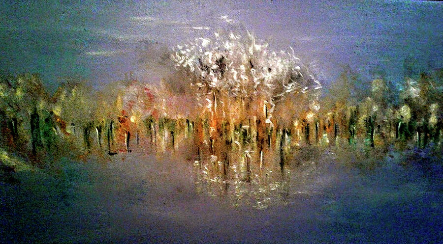 The Gathering Painting by Karen Lillard The Gathering Painting by Karen Lillard
