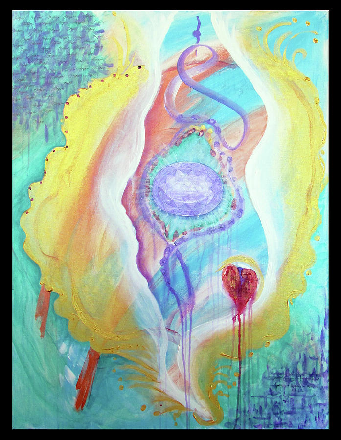 The Gem of Forgiveness Painting by Feather Redfox