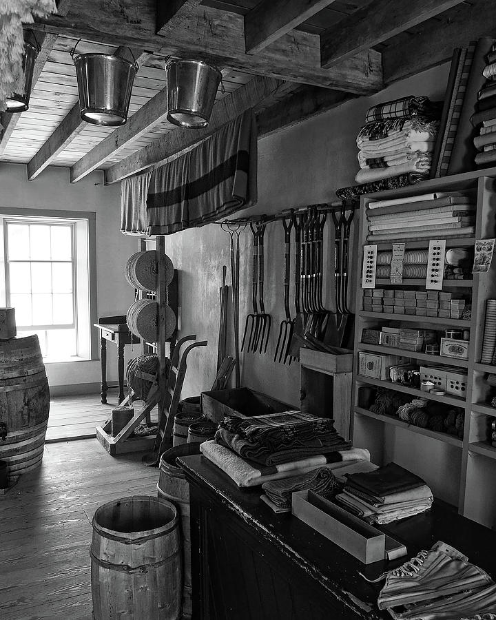 The General Store BW Photograph by Scott Olsen