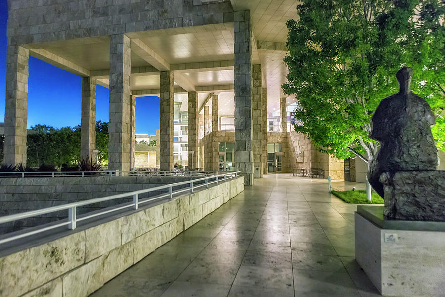 The Getty Center at Dusk Photograph by Belinda Greb