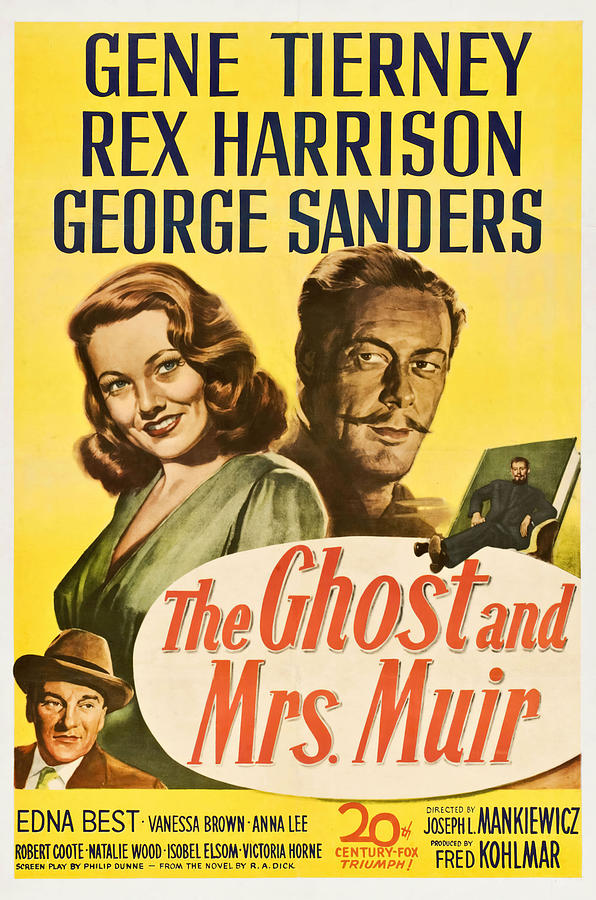 THE GHOST AND MRS. MUIR -1947-, directed by JOSEPH L. MANKIEWICZ. Photograph by Album
