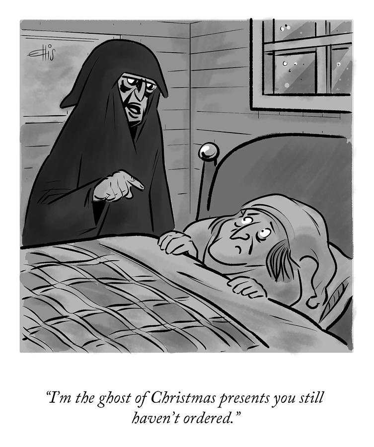 The Ghost of Christmas Presents Drawing by Ellis Rosen