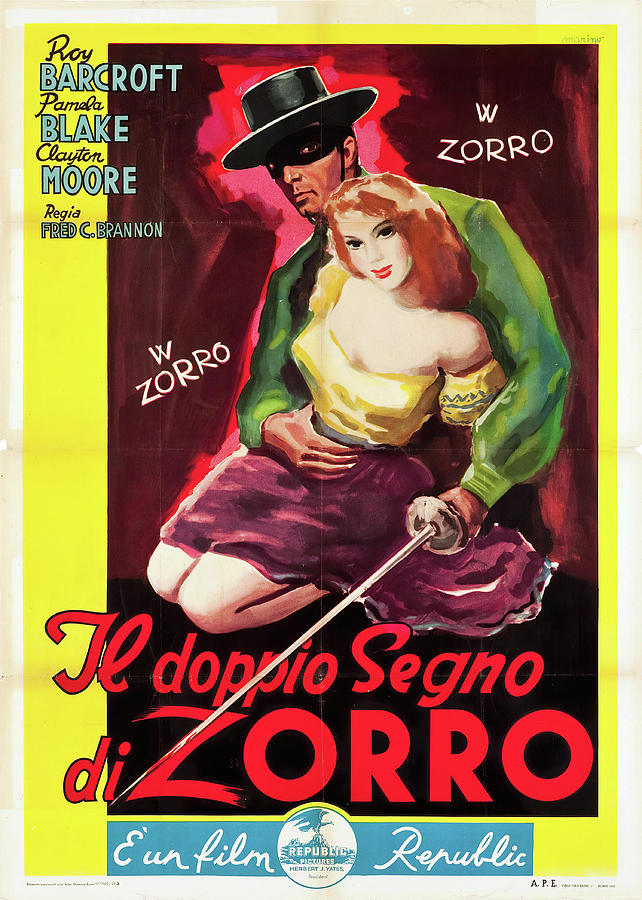 The Ghost of Zorro, 1949 Mixed Media by Movie World Posters