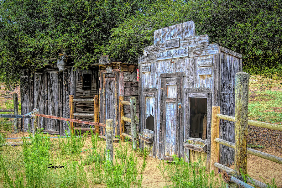 The Ghost Town at Waller Park Photograph by Floyd Snyder