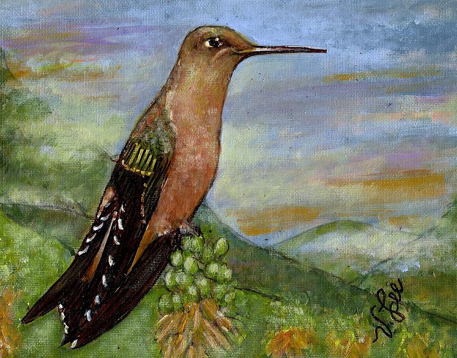 The GIANT HUMMINGBIRD Painting by VLee Watson
