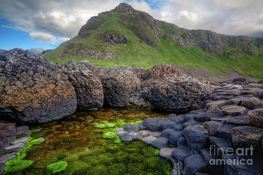 The Giants Causeway - Peak and Pool Photograph by Inge Johnsson