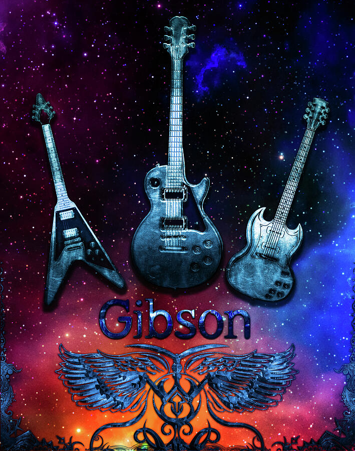 The Gibson Trilogy Digital Art by Michael Damiani