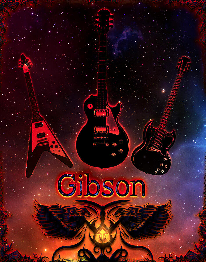 The Gibson Trilogy Digital Art by Michael Damiani The Gibson Trilogy Digital Art by Michael Damiani