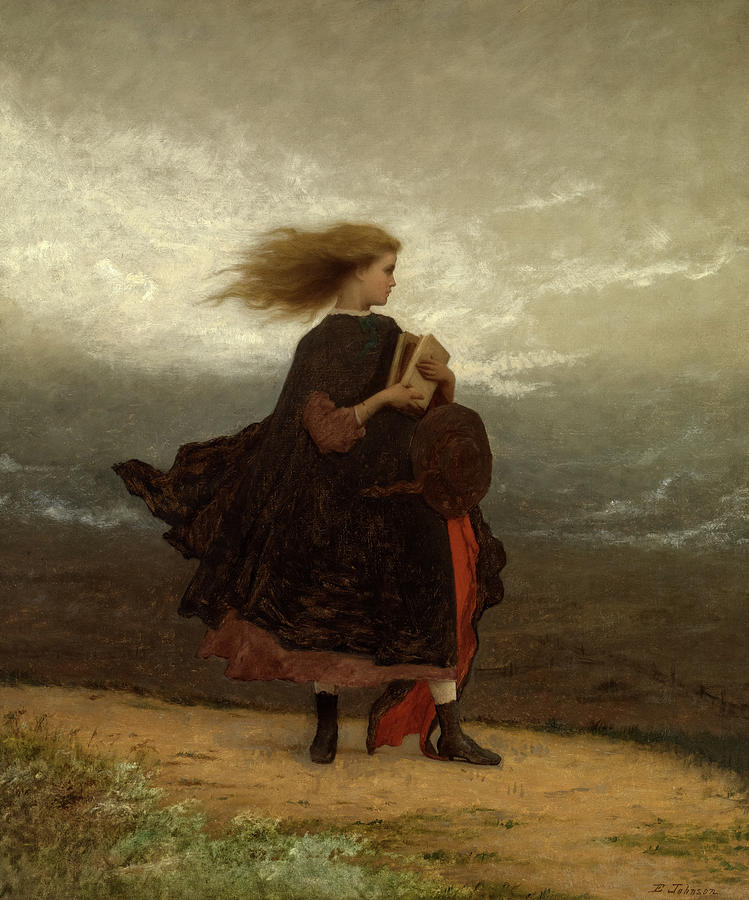 Eastman Johnson Painting - The Girl I Left Behind Me, 1872 by Eastman Johnson