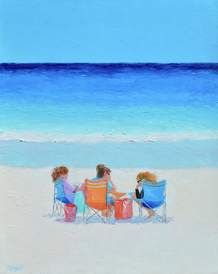 The Girls Day Out Painting by Jan Matson