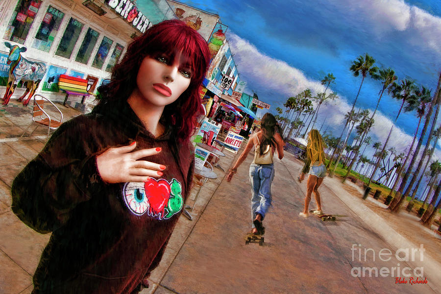 The Girls On Venice Beach Los Angeles Photograph by Blake Richards