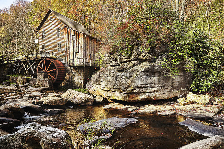 West Virginia Photograph - The Glade Creek Grist Mill, West Virginia, USA by Carol Highsmith