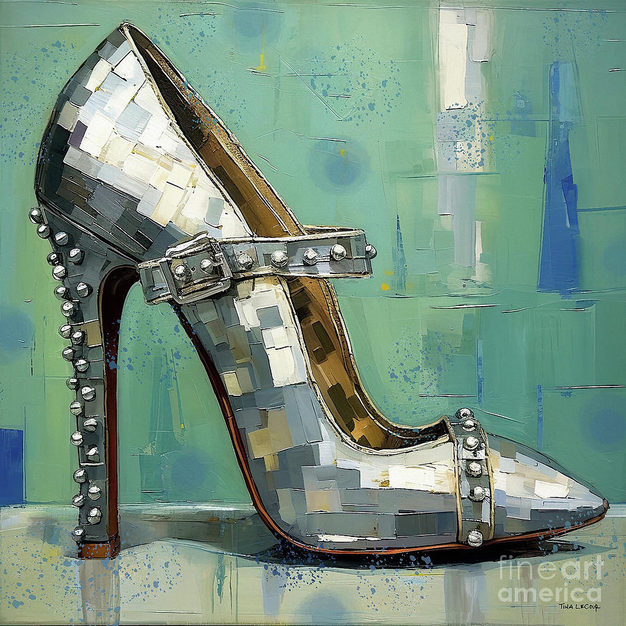 The Glamour Girl Pump Painting