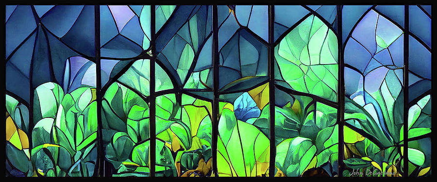 The Glass Greenhouse Mixed Media by John DeGaetano