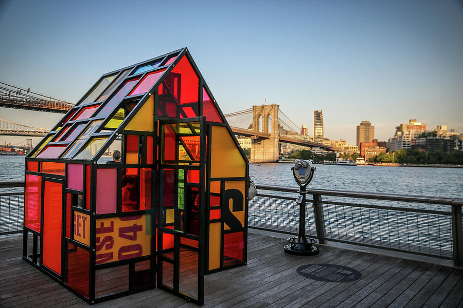 The Glass House, Pier 17 NYC Photograph By Nick Difi - Fine Art America