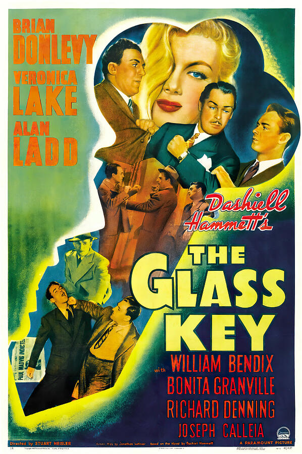 ''The Glass Key'' - 1942 Mixed Media by Retro Art Studios - Fine Art ...